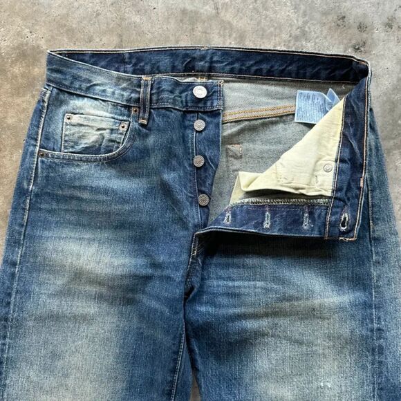 Levi's Premium LVC 501 XX Selvedge Denim Jeans BIG E Size 30X28 - Picture 3 of 9
